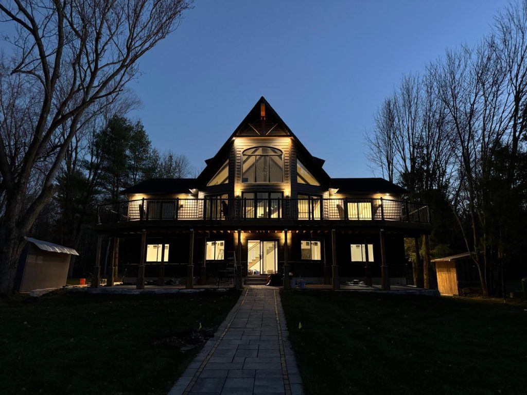 Muskoka- Custom Cottage full wiring and light installation by ACS Electricals