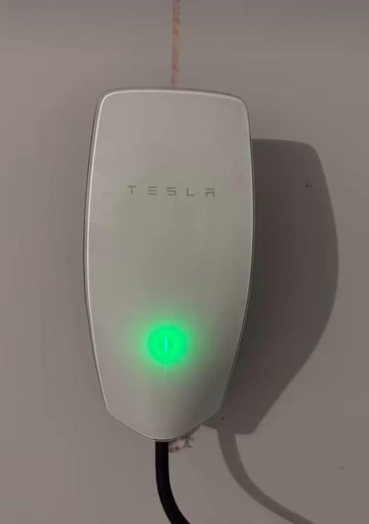 Tesla Wall Connector home EV charger installed by ACS Electricals in the Greater Toronto Area